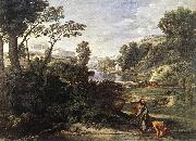 Nicolas Poussin Landscape with Diogenes china oil painting reproduction